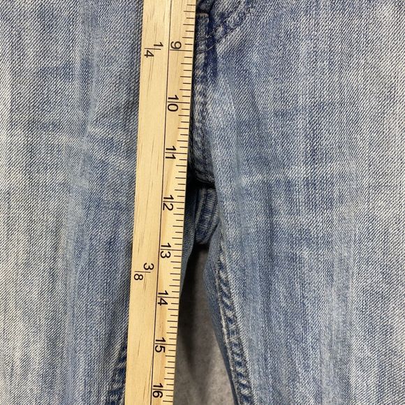 Levi's Strauss 514 Jeans Mens Size 38 X32 (40x31) Distressed Grunge Straight Fit - Picture 5 of 16